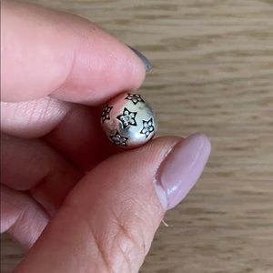 Pandora silver clip star